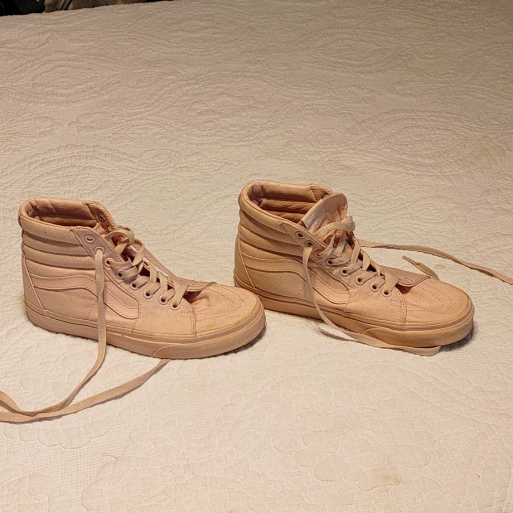Baby pink Vans